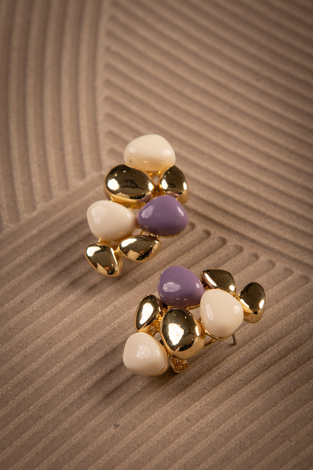 Opaline Aurora Earrings- 18K Gold Plated