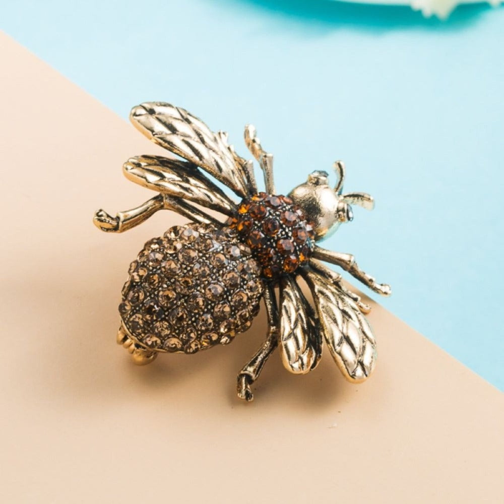 Buzzing Honey Bee Brooch