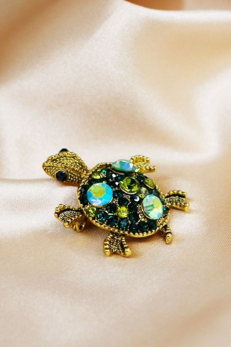 Timeless Tortoise Treasures Brooch