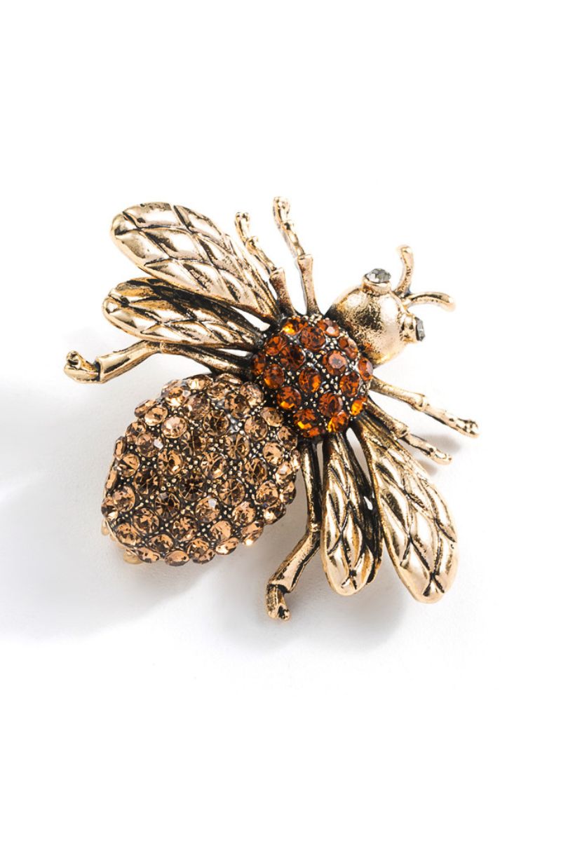 Buzzing Honey Bee Brooch