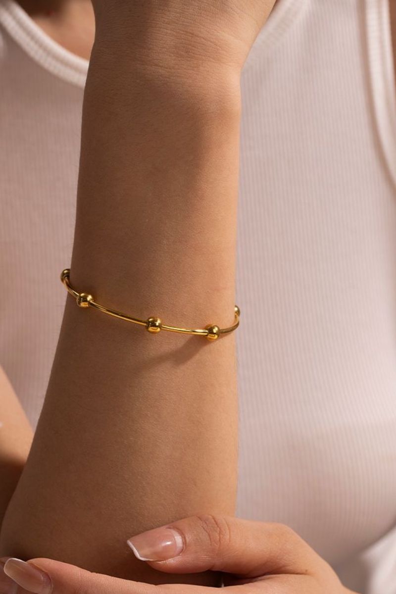 BeadFusion Bracelet- 18K Gold Plated